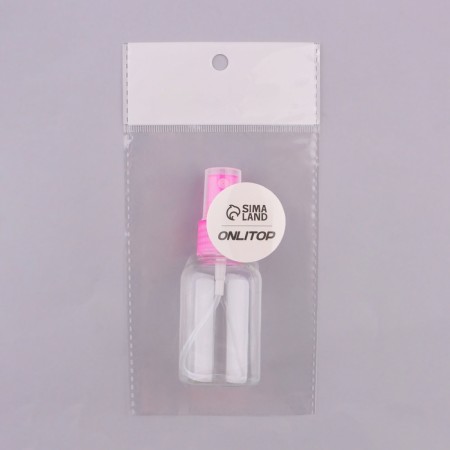 A bottle for storage, with a spray, 50 ml, color mix/transparent-7