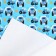 Packaging paper, 70x100 cm, blue tractor