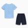 Set for a boy (T -shirt/shorts), blue color, height 98cm