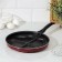 Happy Heart, d = 26 cm, plastic handle, anti -stick coating, burgundy color