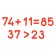 Cashier of account materials “Learn to count”, 142 elements
