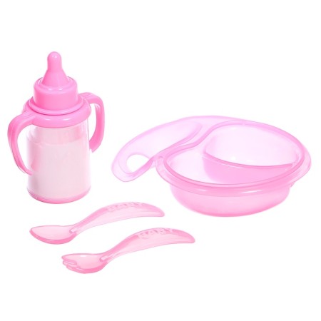 A set of accessories for a navel with a bottle, mix