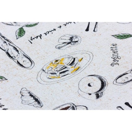 MEIWA tablecloth, rectangular, 122 x 152 cm, beige color-4