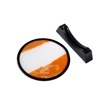 Sanding clock-picture, D-26 cm, anti-stress, orange sand-2