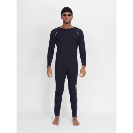 Male thermal underwear, size 50-52, dark blue color