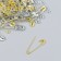 Set of decor for creativity "Pin" set 90 pcs gold/silver 2.5 cm 7.5x5x2 cm