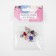 Markers for the loops "Crystals", 27 × 9 mm, 5 pcs, color colorful