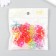 Beads for creativity plastic "Flowerers" Transparent color set 25 grams 0.8x2x2 cm