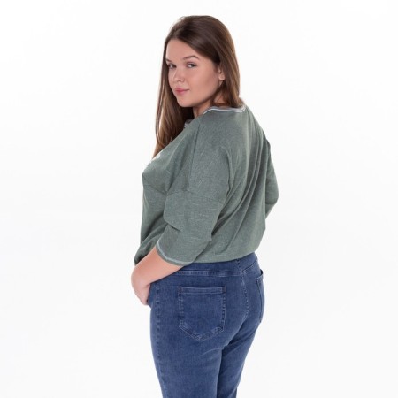 Female jeans, blue color, size 34 (50)-9