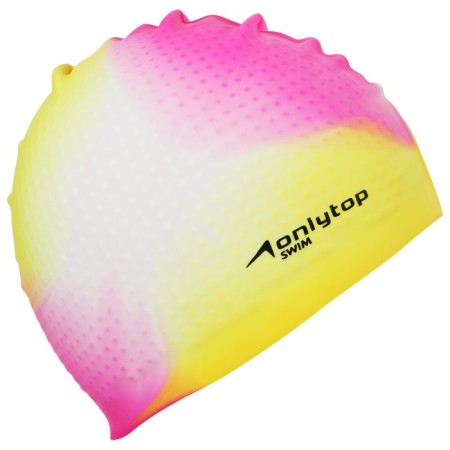 TwinTop swimming cap, silicone, girth 54-60 cm, Mix color-9