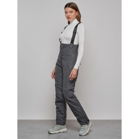 Semicunners of women's winter, size 44, dark gray color-1