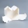 Box Self -Assembly Heart, 17 x 17 x 6 cm, white