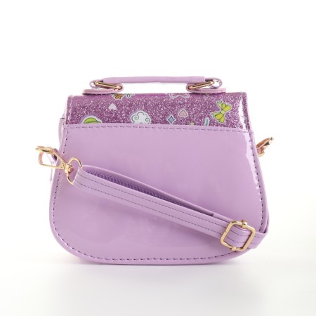 Baby bag on a valve, lilac color-1