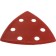 The triangle grinding bison 35583-320, perforated, P320, 93 x 93 x 93 mm, 5 pcs.