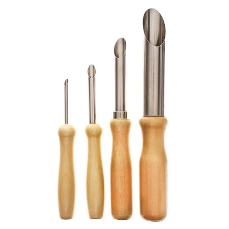 Calligrata modeling set, 4 pieces, 21.5 mm, 10.5 mm, 7.3 mm, 3.2 mm