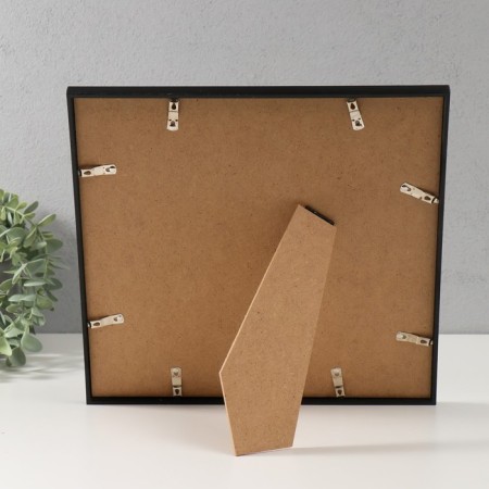 Photo frame plastic LIDA 30x30 cm black (plastic screen)-3