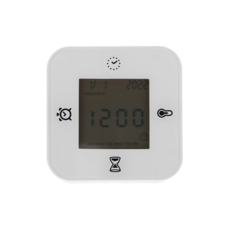 Clock - an alarm clock LB -24, timer, temperature, date, alarm clock, backlight, white-2