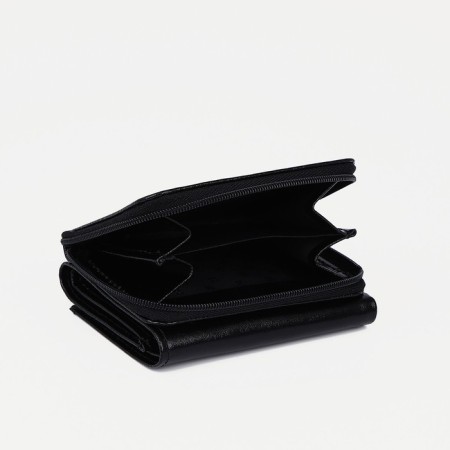 Women's wallet with lightning, black color-2