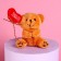 Soft toy "You are my happiness", bear, color mix