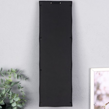 Climber Plastic, glass on 1 candle "Reflection of blessing" d-4 cm black 8x12x41 cm-3