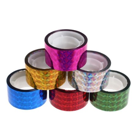 Adhesive tape holographic 24 mm x 10 m., Mix