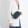Bag Cross-Bodi on zippers, external pocket, dark green color