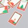Cardboard "Christmas tree mood" set 10 pcs (5 types) 4x6 cm