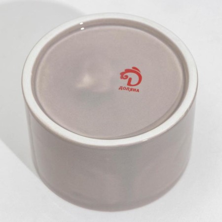 Ceramic bank for bulk products of the Golden Wing, 750 ml, beige color-3