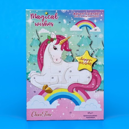 Advent Calendar Chokotime "Magic wishes of the unicorn", 65 g-2