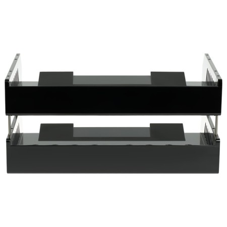 A set of paper trays is horizontal sity, set 2 pieces, on metal rods, black-2