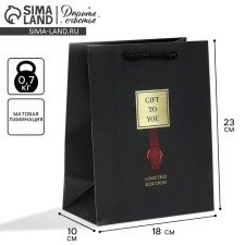 Gift laminated vertical, packaging, Gift to You, MS 18 x 23 x 10 cm