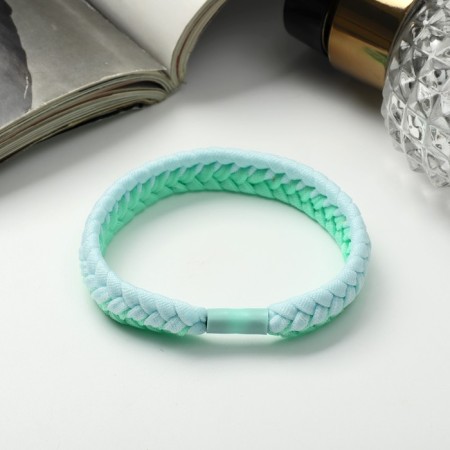 Hair elastic band "Mahrushka Sport" wide weaving tenderness, 5 cm, mix