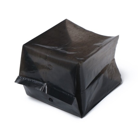 Package for seedlings, 600 ml, 8 × 14 cm, polyethylene with a thickness of 50 microns, with perforation, black, Greengo-7