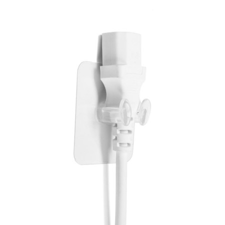 Holder with an adhesive surface of the tundra, 60x60 mm, for a fork, transparent-17