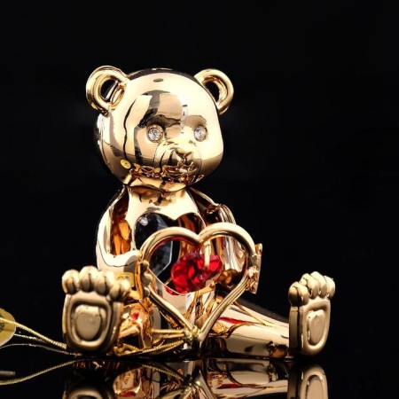 Souvenir "Bear with Heart", 5 × 4 × 5 cm, with crystals