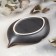 Ceramic serving dish "Tallula. Sheet ", 17 × 10 cm, green color
