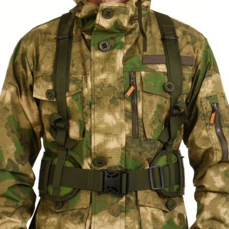 The belt is unloading, tactical, with straps, Oxford 600, olive, 86 cm