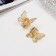 Hair crab "Mendi" (set 2 pcs) 2.5 cm, gold