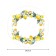 The tablecloth “Lemon mood”, round, Saten, d = 150 cm