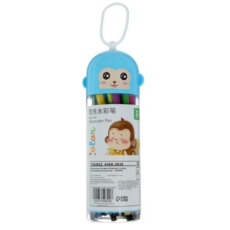 Fleeters 24 colors in a tube, ventilated cap mix-1