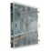 Carty clock is wall-mounted, interior "suspended bridge", silent, 25 x 35 cm
