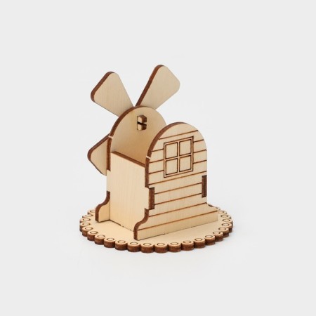 Toothpick stand "Mill", 7 × 7 × 7 cm-3