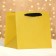 Packet for cake, 20 x 20 x 20 cm, gold with glitter