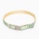 Collar "softness", polyester, with a bell, 34 x 1 cm, green