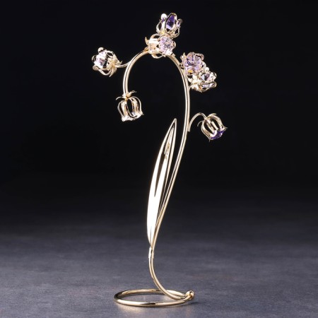 Souvenir "Tulips", with crystals, 22.5x11x6 cm