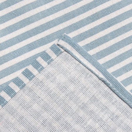 Apron of the Dolyana with a pocket, central blue, 70*65 ± 4cm, 100% HL, mobble-4