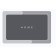 Moisted matting “Sponge”, rectangular, 60x90 cm, gray color.