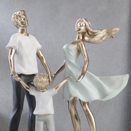 Souvenir Polystone "Family Round dance" 24.5x18.5x12 cm-4