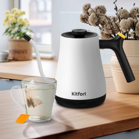 KITFORT KT-6673 coffee kettle, 1000–1200 W, 0.8 l, cord length 0.7 m-6