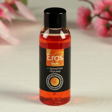 Massage intimate EROS Exotic, with a peach aroma, 50 ml